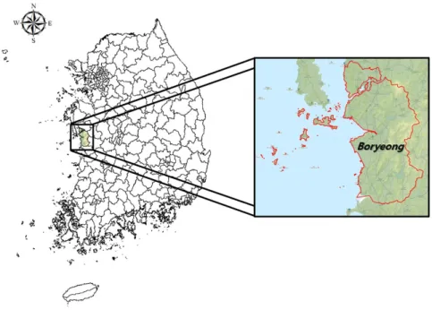 Fig. 3. Spatial range of study
