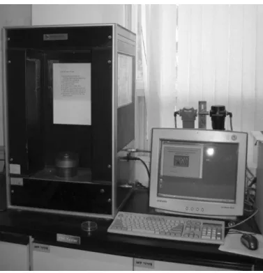 Figure 3. Image of Capillary Flow Porometer setup.