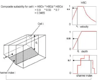 Fig. 3. Simulation process of WUA (after USGS, 2001)