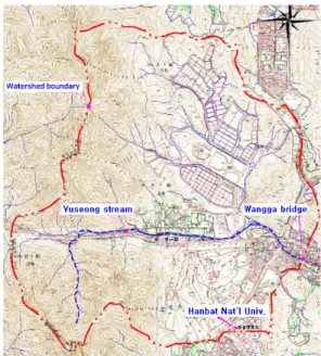 Fig. 1. Watershed in this study 