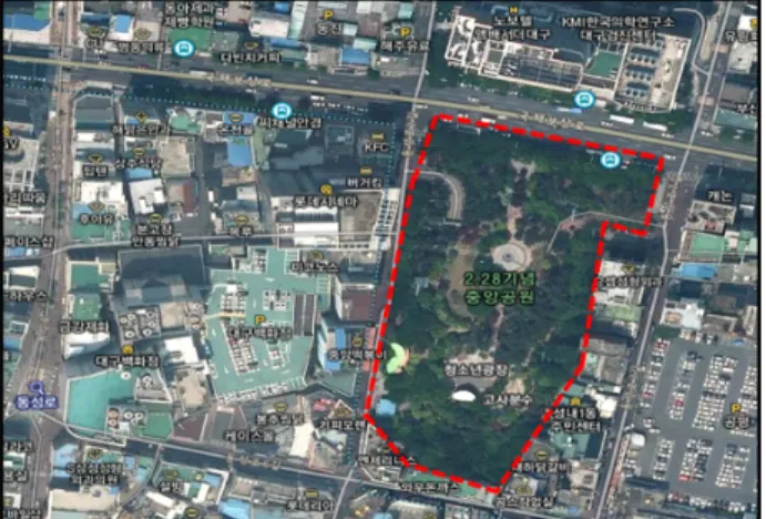 Figure 2. 2·28 Memorial Park imageFigure 1. 2·28 Memorial Park map