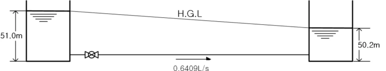 Fig. 2. Schematic of experimental setup (Pezzinga, 1999)