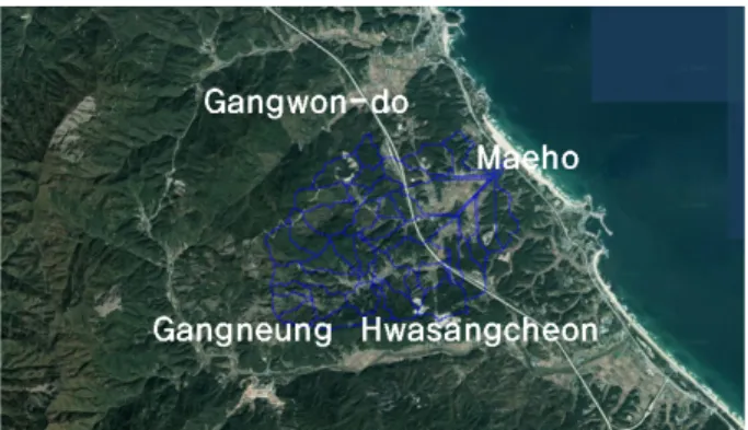 Fig. 1. Location map showing Maeho basins