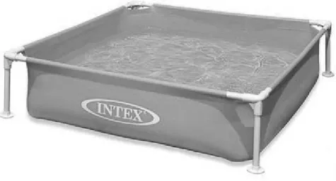 Figure 1. INTEX swimming pool to make a treatment tool 