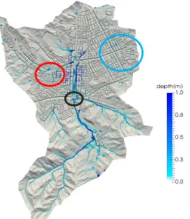 Fig. 12. Time variation of inundation area