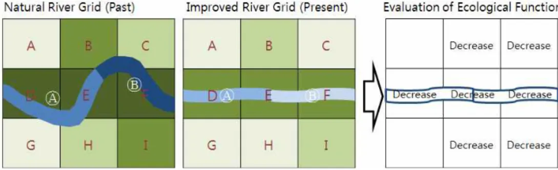 Fig. 1. Concept map for Evaluation of Ecological Function