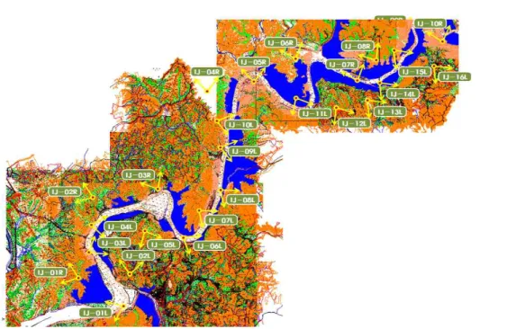 Fig 7. Virtual Flood Inundation Area of the Imjin River Basin
