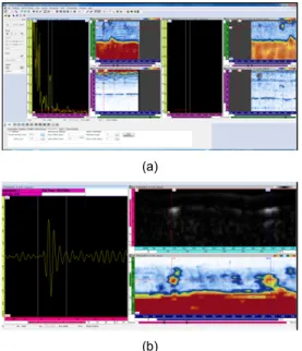 Fig.  9 The  results  of  inspection  testing  for  real  cracks  in  nuclear  power  plant
