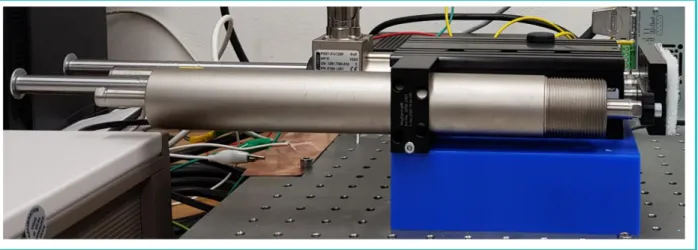Figure 2.1. Linear motor for applying force to the device during electrical measurement