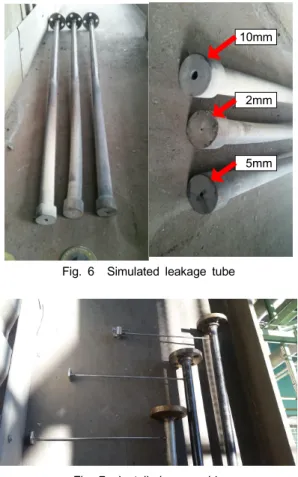 Fig.  6 Simulated  leakage  tube
