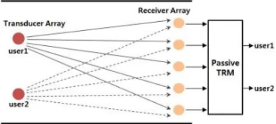 Fig. 2. Description of passive TRM for MIMO system.