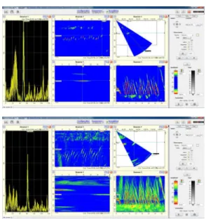 Fig. 12 Detection signal of fourteenth SDH at 25°, 40°