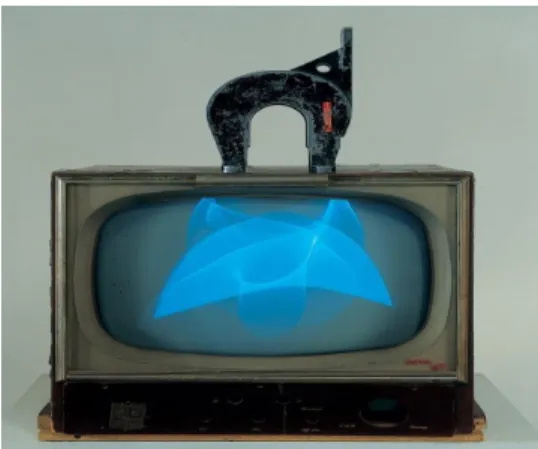 [그림 Ⅱ-8] 백남준, ‘자석 TV', 1963.