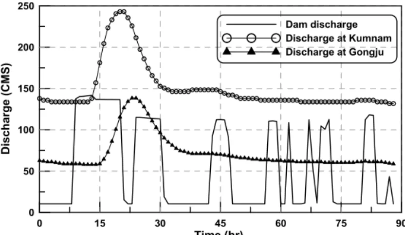 Fig. 9. Inflow and Outflow Data Preparation for Muskingum and IUH Model Application