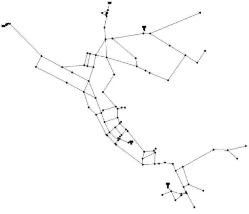 Fig. 5. Sample Network #2다 현실적인 신뢰성 분석이 가능할 것이다.