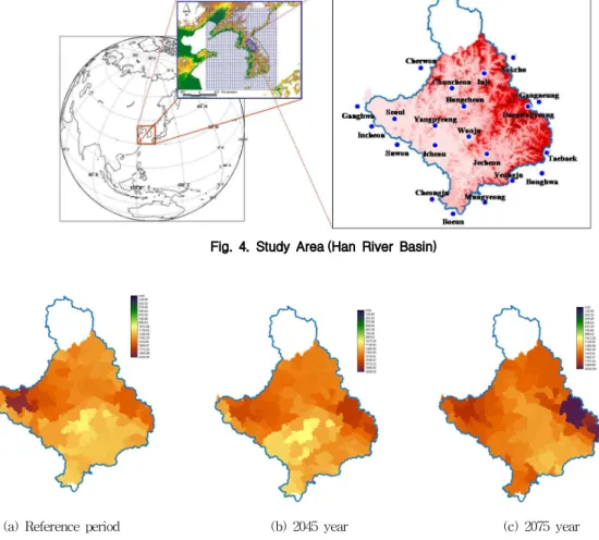 Fig. 4. Study Area (Han River Basin)