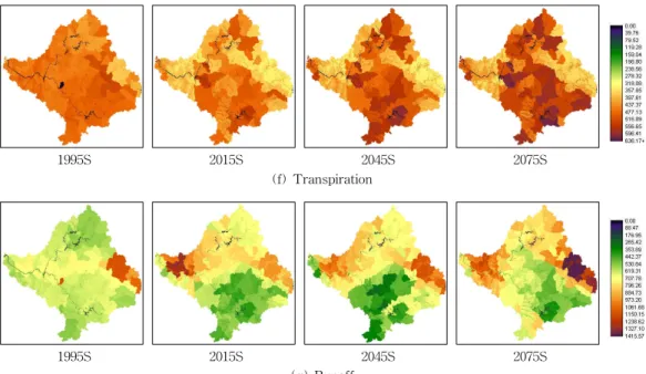 Fig. 11. Spatio-Temporal Change in Comparison between Past and Future