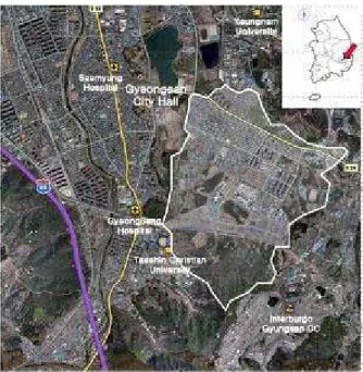 Fig. 1. Experimental Urbanized Basin