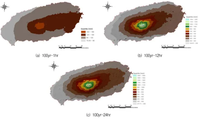 Fig.  10.  Spatial  Distribution  Analysis  for  Model  4 도가  강수량  결정에  크게  기여함을  의미한다