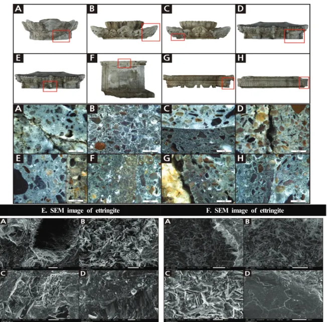 Figure 5. Iron bar condition confirmed after mortar removal.