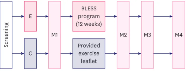 Figure 3. Study design for the BLESS program. 