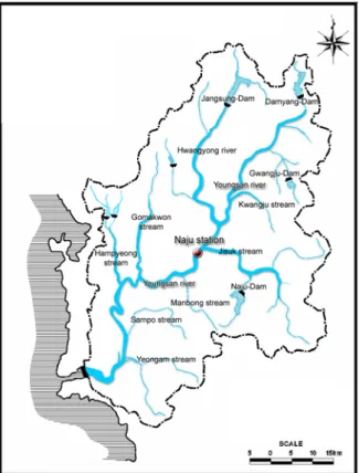 Fig.  2.  Geographical  Location  of  the  Naju  Station
