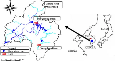 Fig.  1.  Geum-river  Watershed  in  Korea