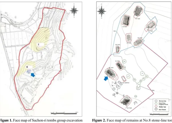 Figure 1. Face map of Suchon-ri tombs group excavation 