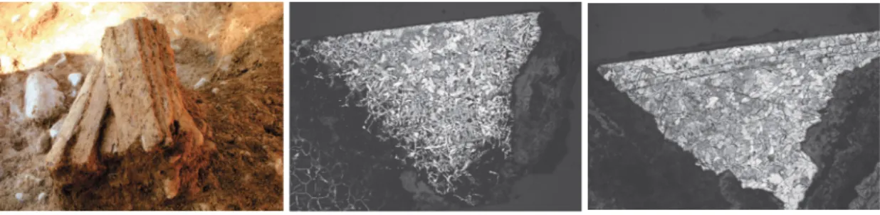 Figure 12. Microstructure of slags from experiment A, B(×200).
