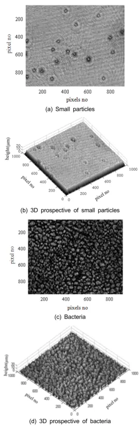 Fig. 2 Diffraction patterns of small particles