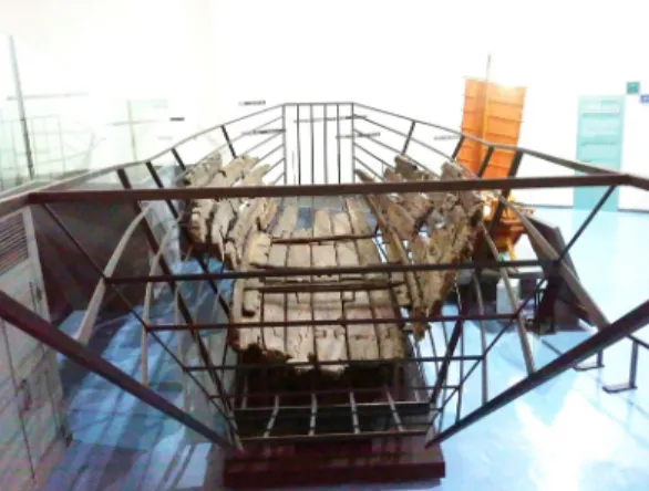 Figure 2. Wan-do wreck exhibited after restoration.