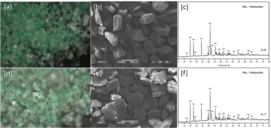 Figure 2. Microstructure and XRD data.
