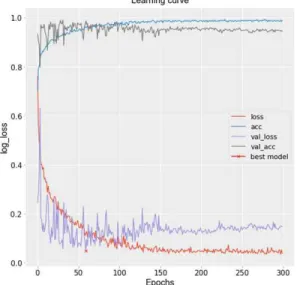 Table 3 shows the overall performance of the MCCNN model based on the unseen data.