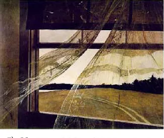 그림  26.  앤드류  와이어스,  「Wind  from  the  Sea」,                            1974