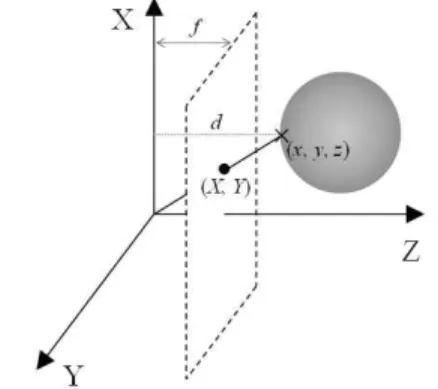 Fig. 3. Capturing a sphere object as depth picture.