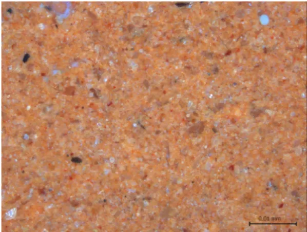 Figure 3.  Surface of the sample before the deposition. Figure 4.  Surface of sample after deposition.