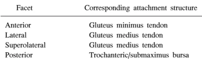 Table  1.  Anatomical  Landmarks  on  Greater  Trochanter