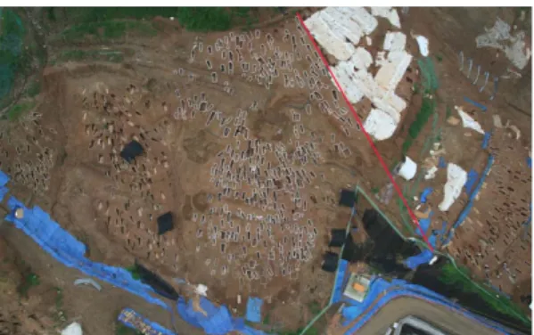 Figure 1. The complete view of excavation region within