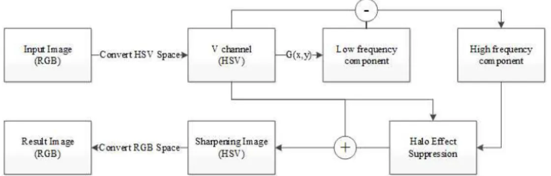 Fig. 2. Flowchart for Halo Effect Suppression algorithm.