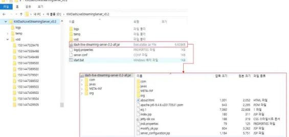 Fig. 12. Dash Streaming Server Implementation Result.