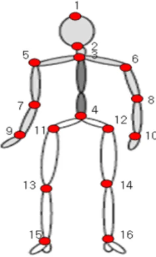 Fig. 5. Basic Joint of Human Body.