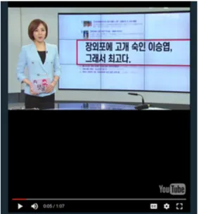 Fig. 7. The result screen of searching related content 