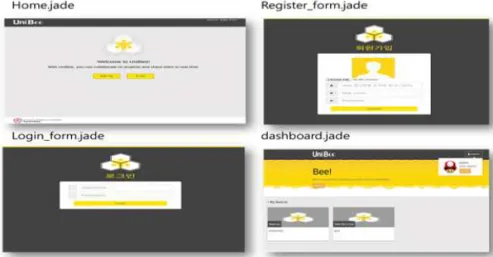Fig. 6. Log in and room creation result.