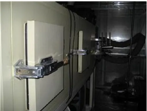 Fig. 8 Indoor environmental chamber and code tester