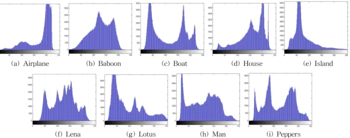 Fig. 5. Histogram of general images.
