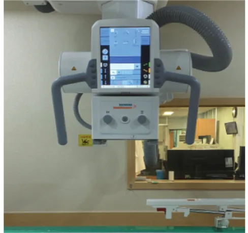 Fig. 1. When experimenting, the siemens digital  radiography called Ysio Max was used.