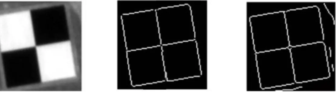 Fig.  6.  Edge  detection  result,  Original(left),  Sobel(middle),  Canny(right).