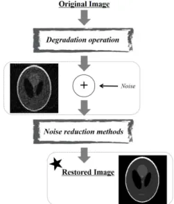Fig.  1.  Basic  schematic  diagram  of  acquired  final  image  with  noise  information.