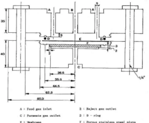 Fig.  3.  Schematic  diagram  of  permeation  experimental  system.
