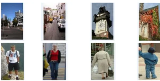 Fig. 6. Some sample images in INRIA pedestrian data- data-base.